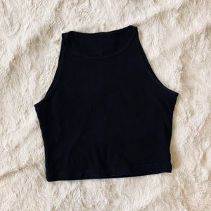 Cotton Spandex Sleeveless Crop Top